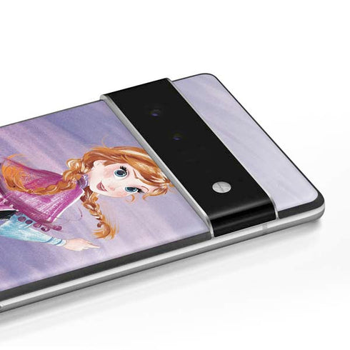 Disney Frozen Anna Sketch Art Google Pixel 6 Pro Skin